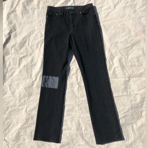 Lauren Ralph Lauren Lauren Jeans Co. Premier Straight custom patchwork Jeans